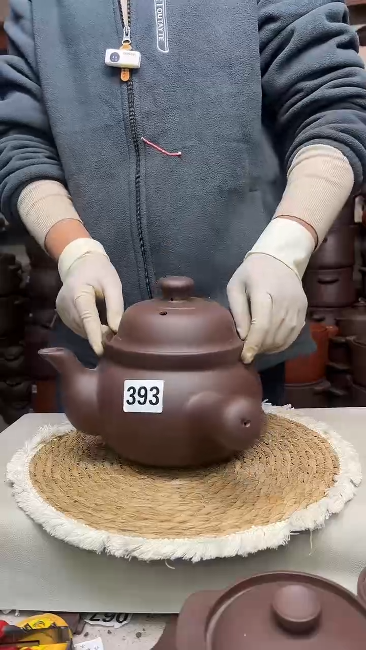 宜兴紫砂微瑕2升养生壶393