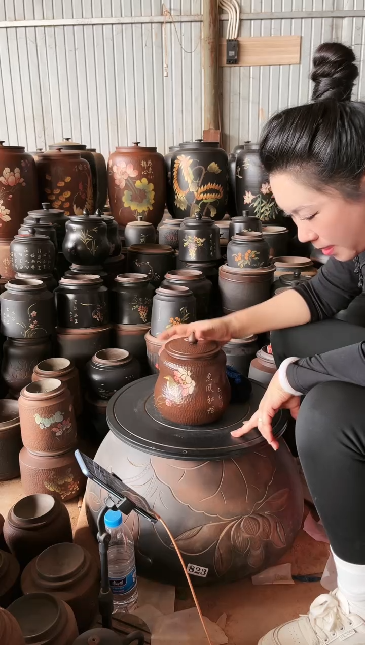 【闪购商品】壶瑕疵茶叶罐 古铜色小葫芦 313