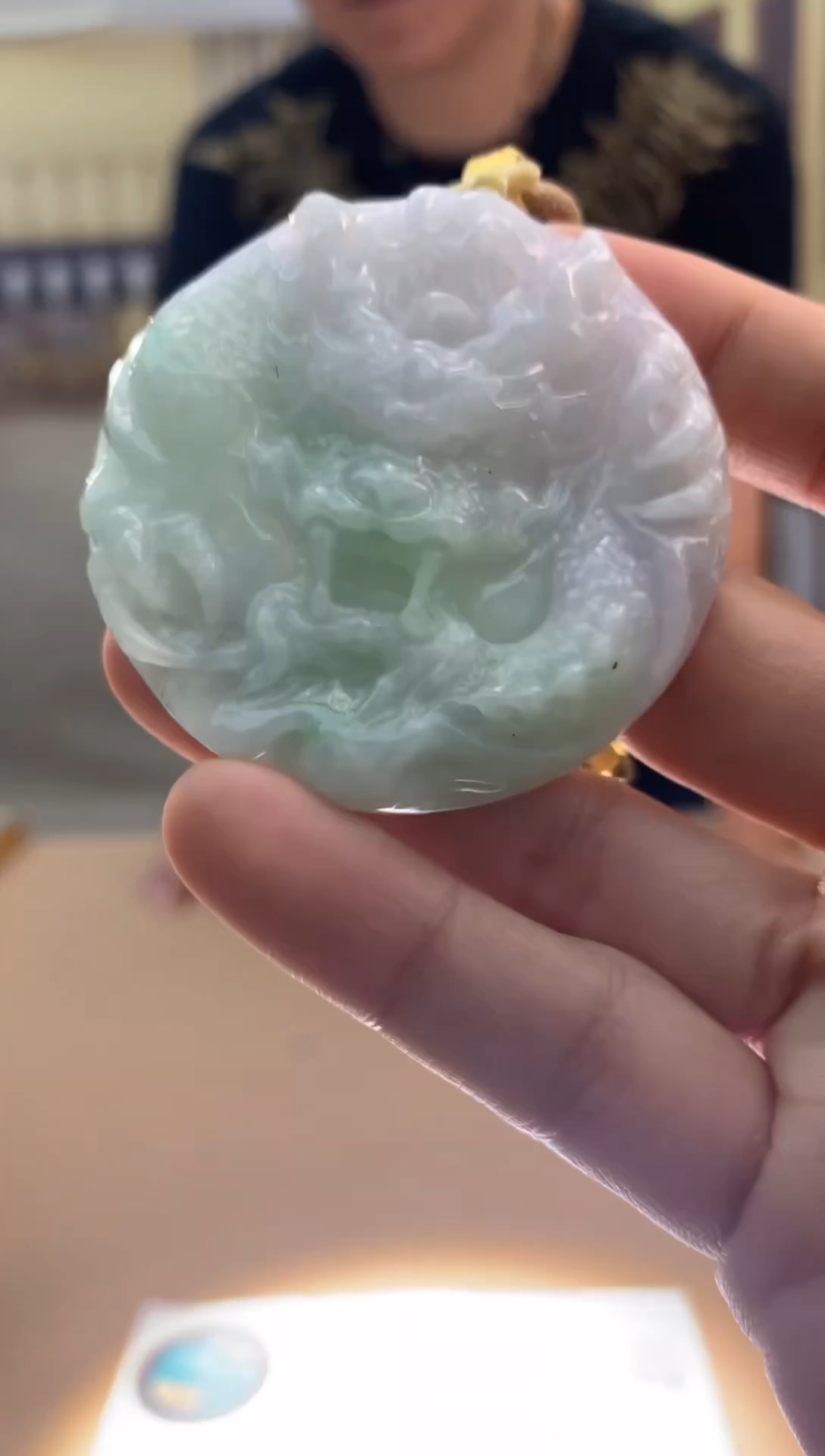 颈饰未镶嵌翡翠遇*翡翠挂件