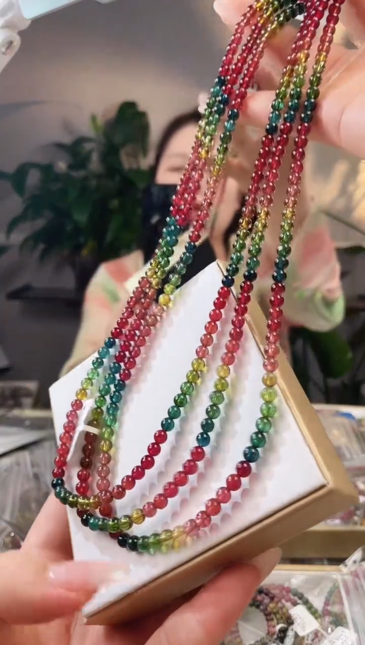 手链未镶嵌碧玺多圈手链5+多样性发一条