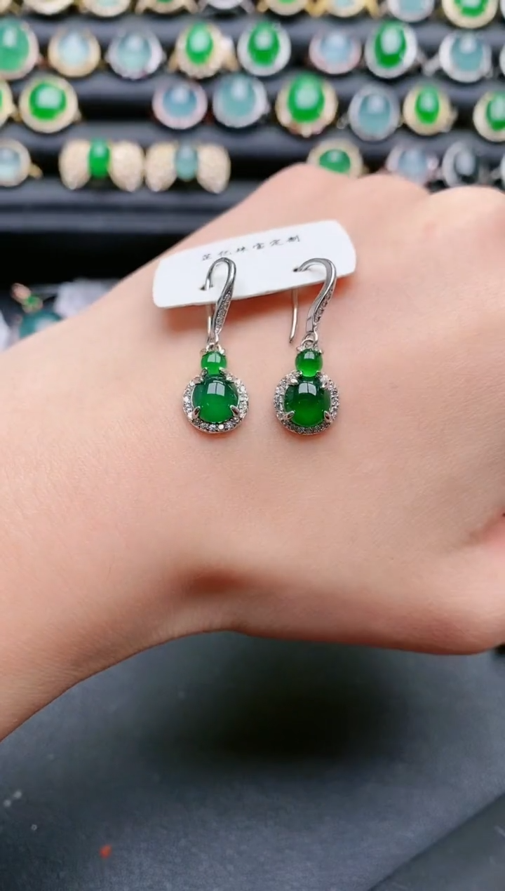 【闪购商品】翡翠戒指银S925镶嵌1111111111