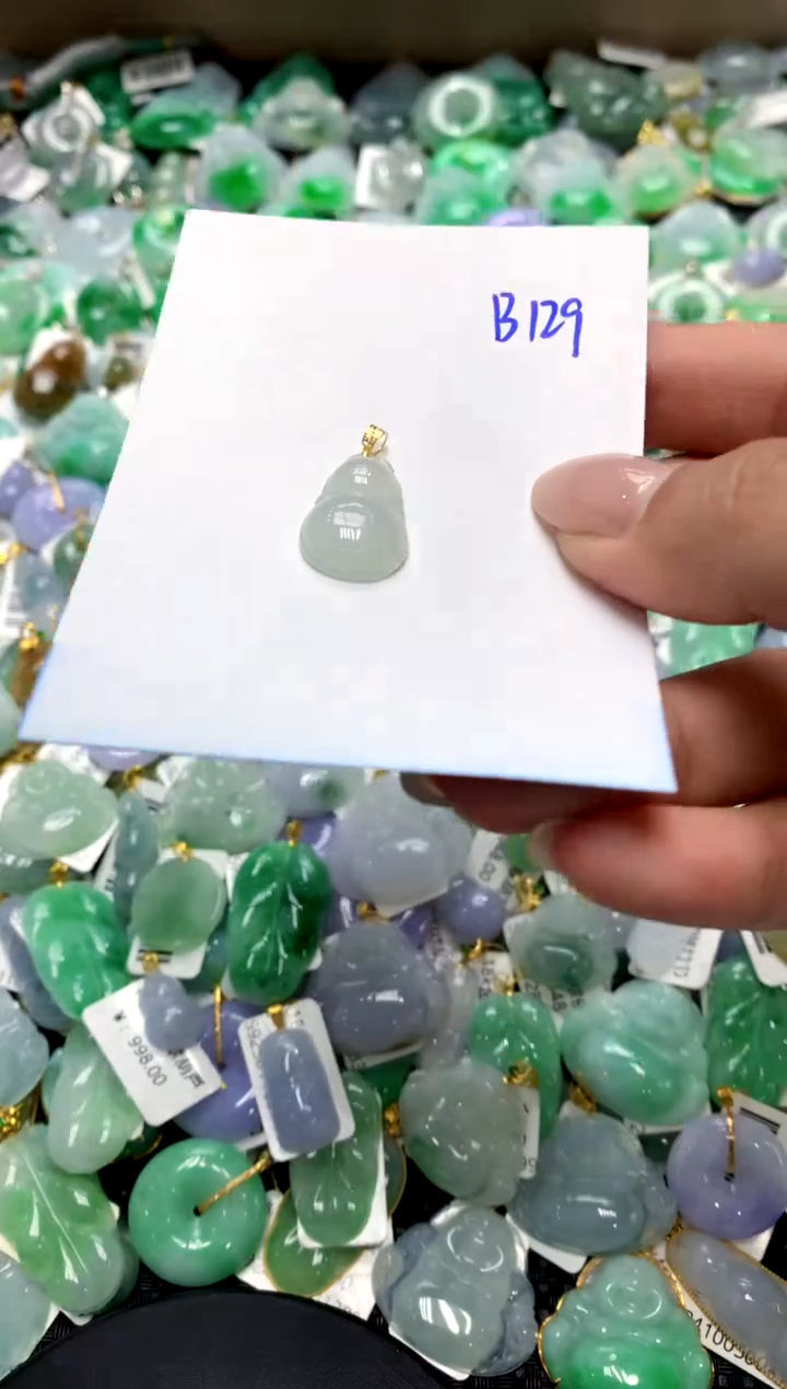 【闪购商品】翡翠颈饰18K金镶嵌111111111111111111