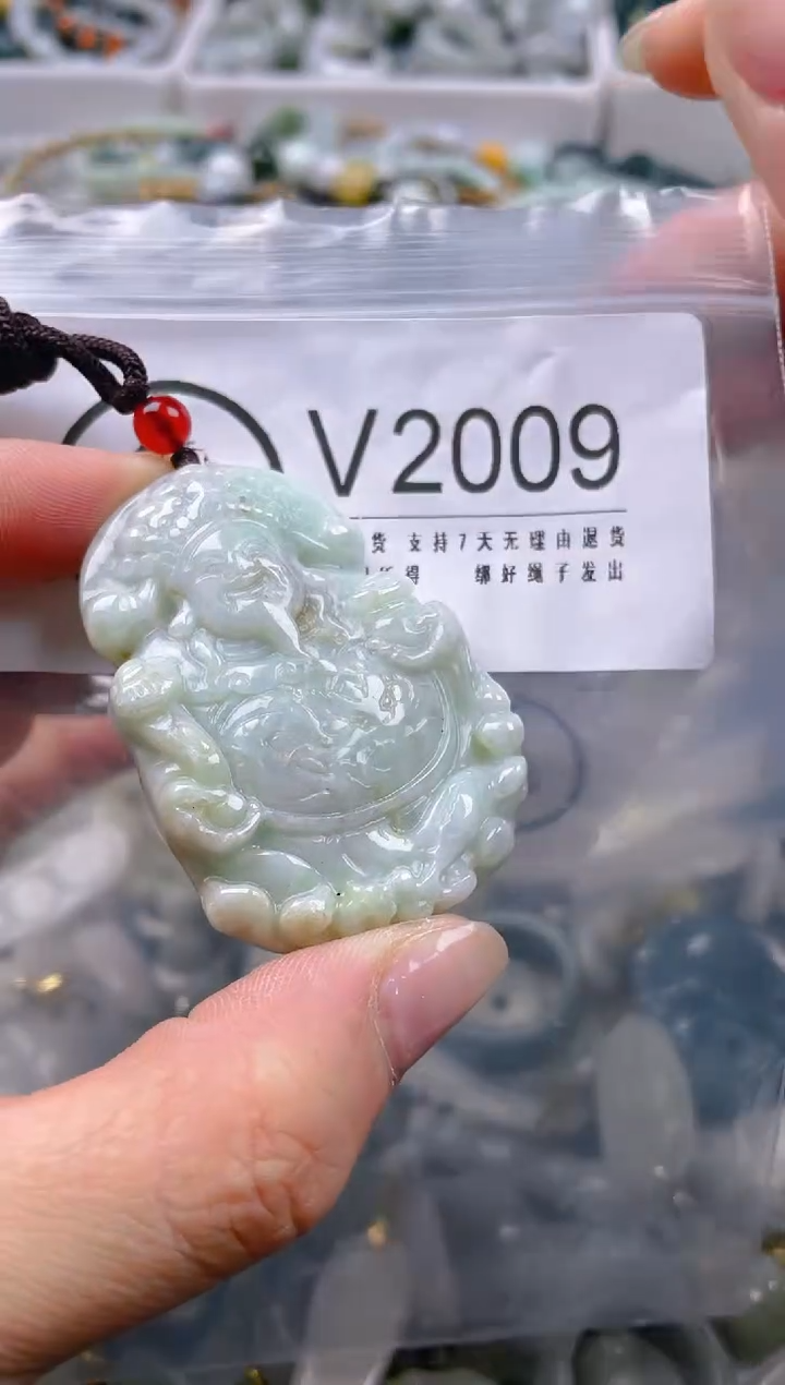 【闪购商品】翡翠颈饰未镶嵌/V/翡翠A货一图一物