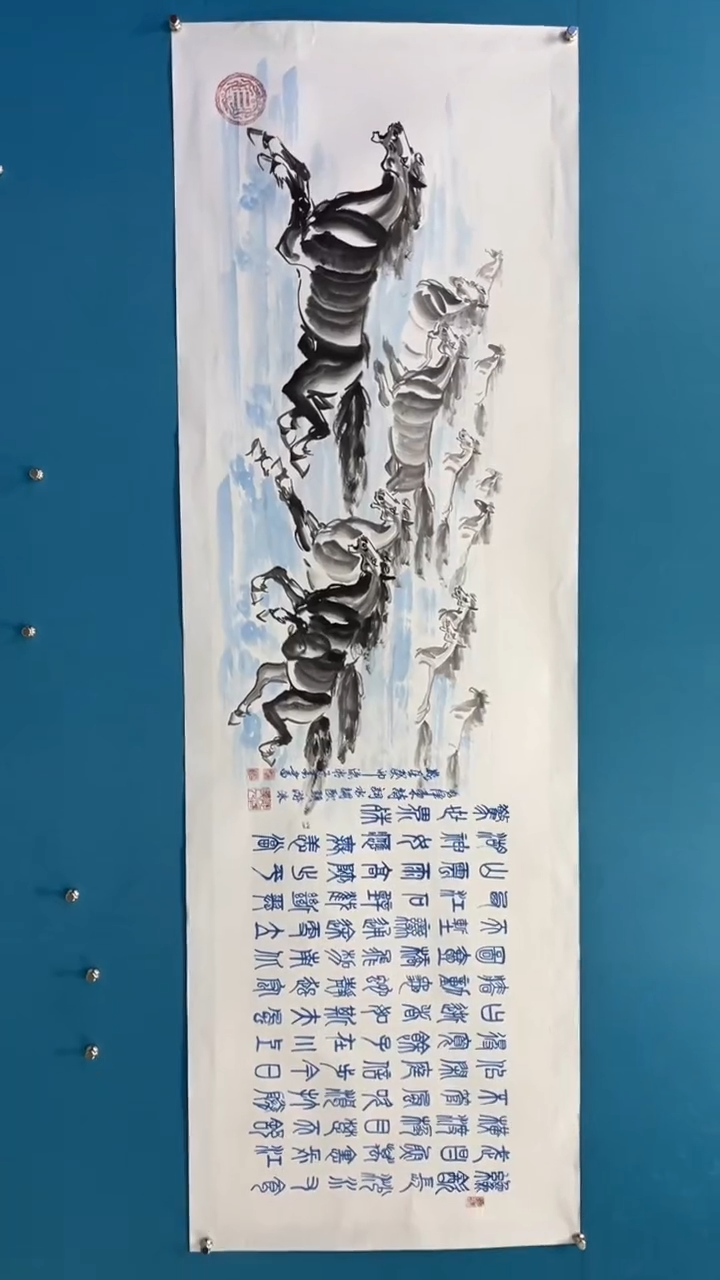 【闪购商品】绘画邓志标骏马系列12