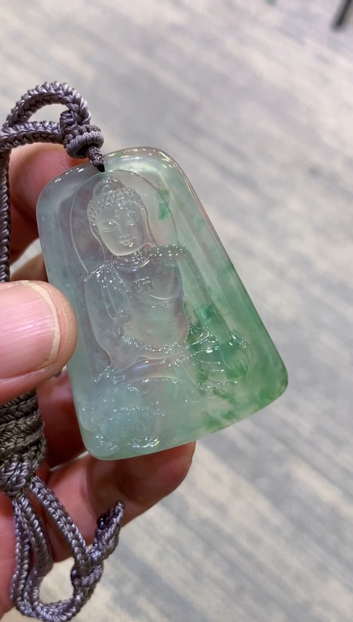 颈饰未镶嵌翡翠天然A货翡翠