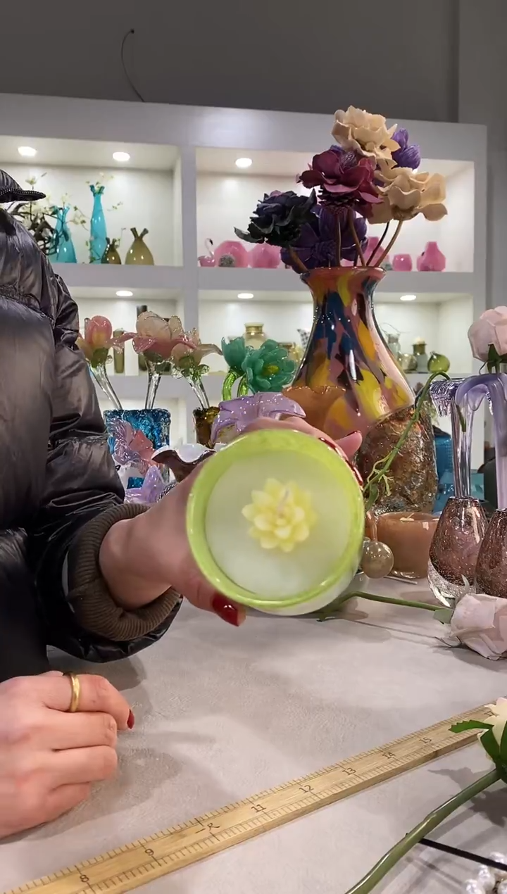 慕忆家手作琉璃花瓶