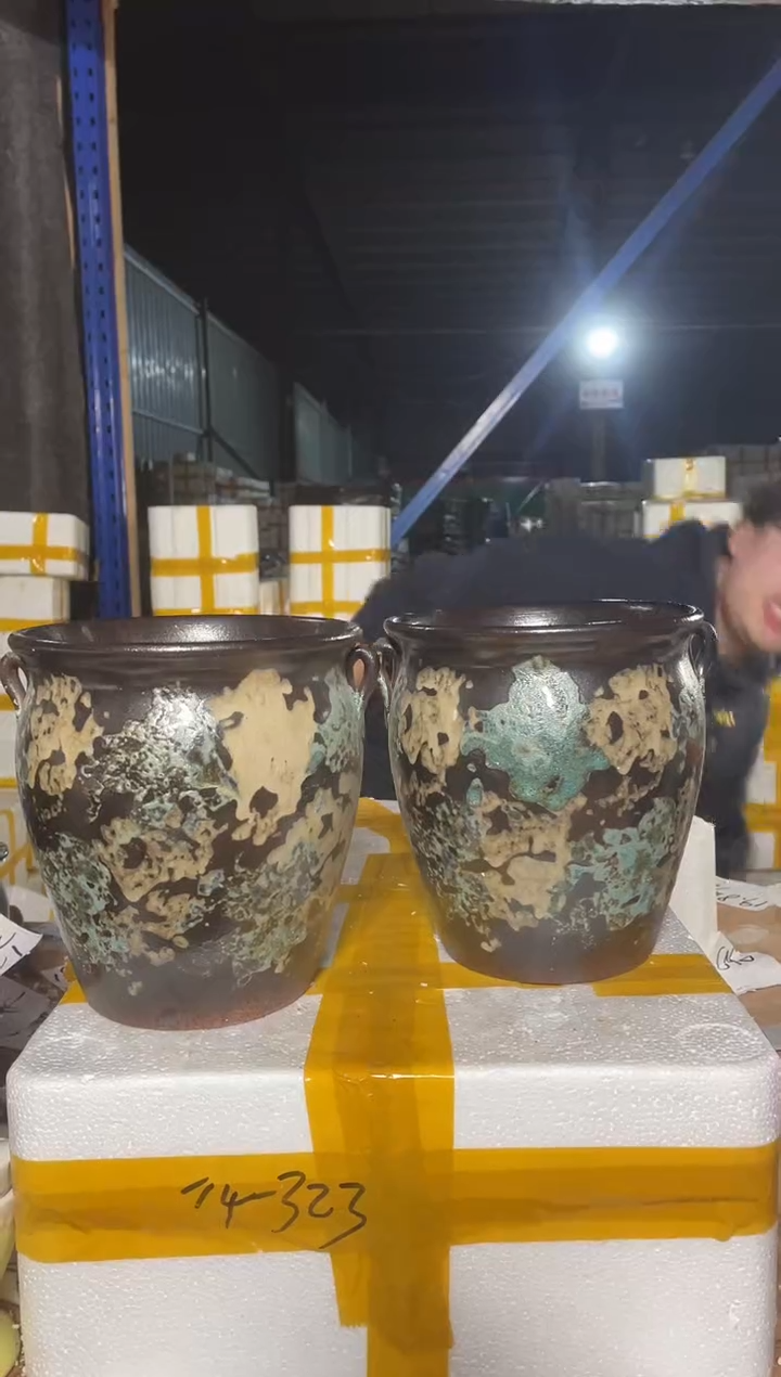 紫砂花盆宜兴紫砂粗陶花盆18-21