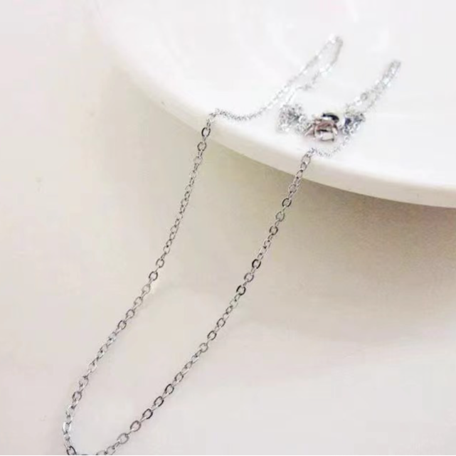 钛钢项链 钛钢项链 银色项链链子