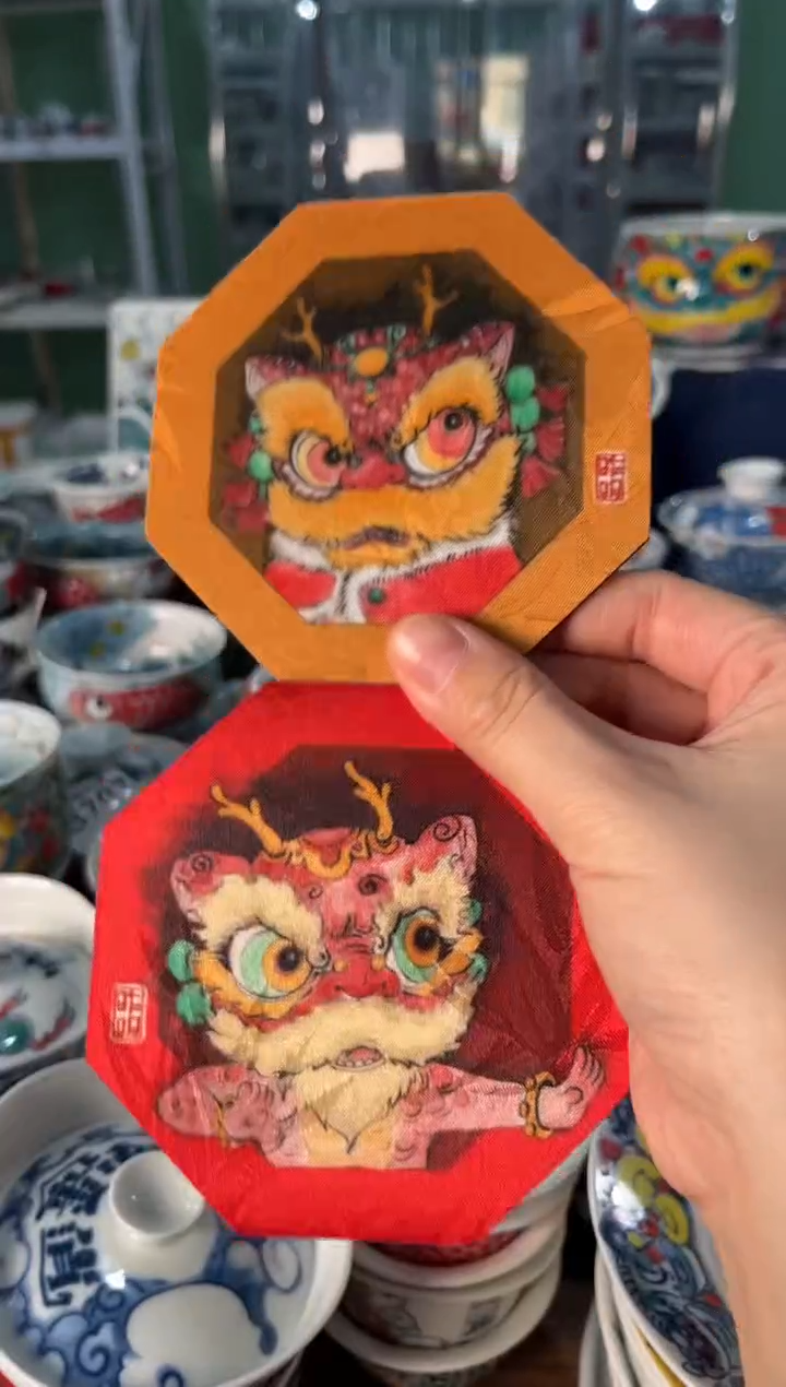 昨明布艺杯垫2只（福利价格）