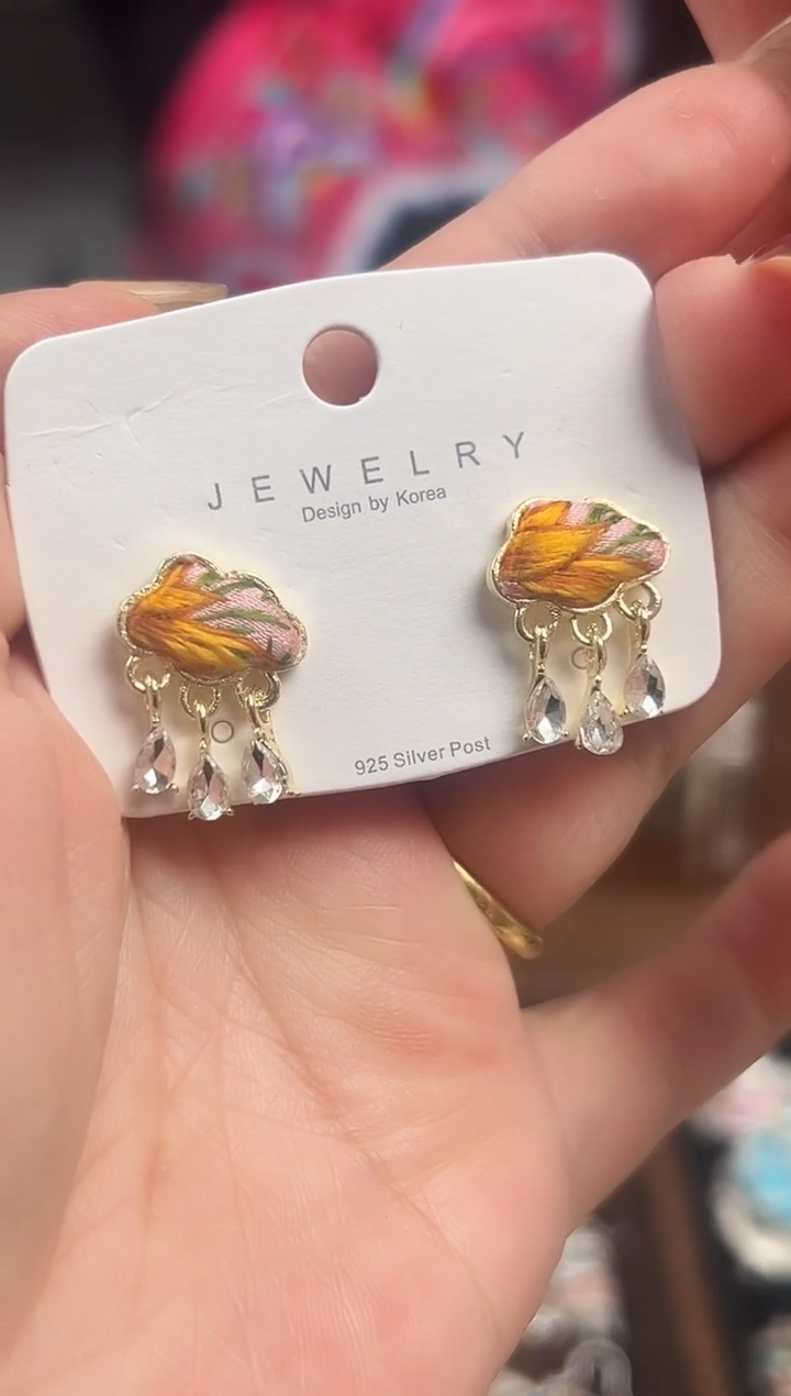 【闪购商品】织绣民族风老绣苗银饰品235