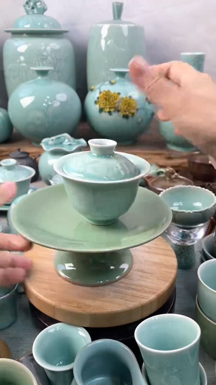 【闪购商品】特价 微瑕 慧仙青瓷