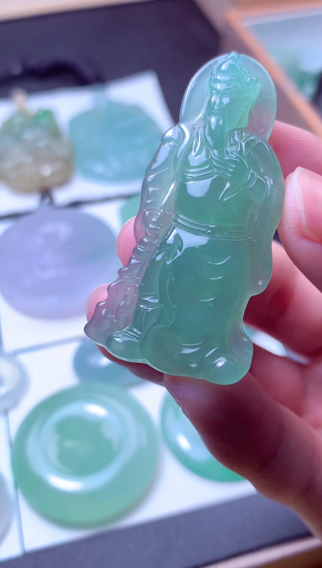 颈饰未镶嵌翡翠天然A货翡翠