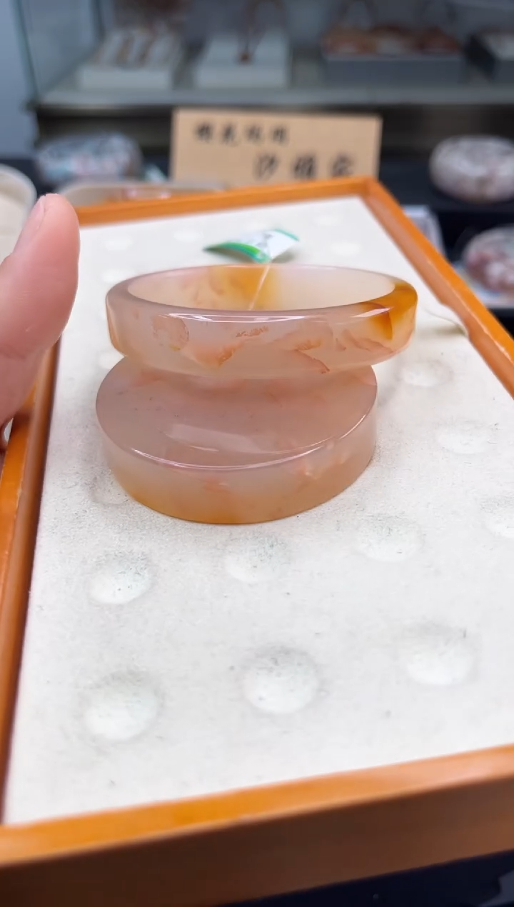 未镶嵌手镯石英质玉56圈口（赠品镯心）6624554