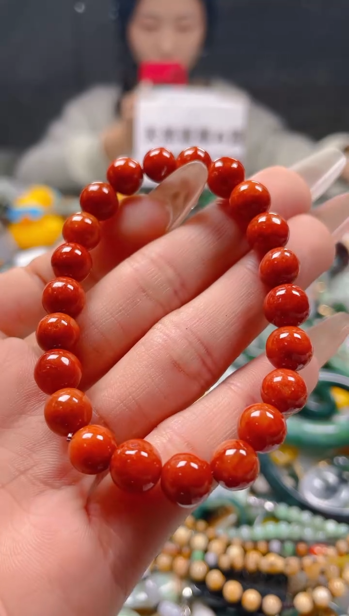 【闪购商品】翡翠颈饰未镶嵌8-9MM/S/翡翠A货一图一物