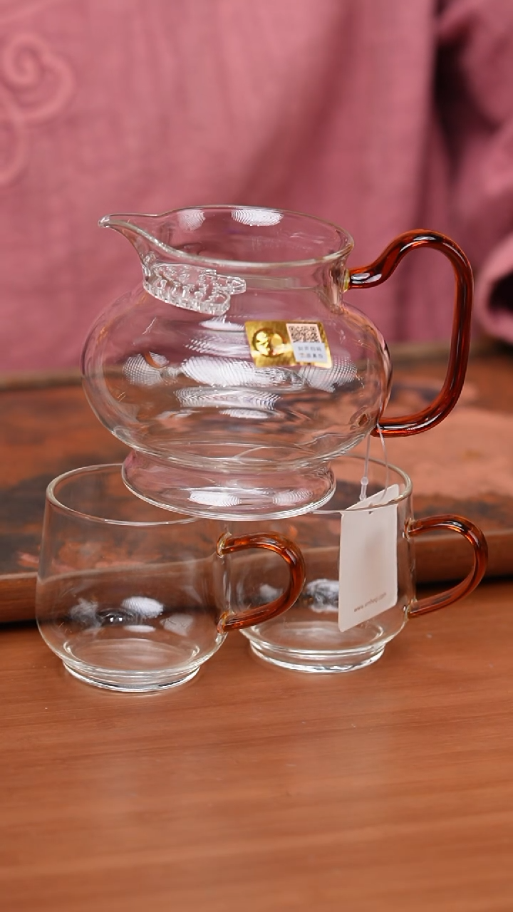 【闪购商品】禾器/熠然月牙/琥珀+璃享水月杯琥珀2入