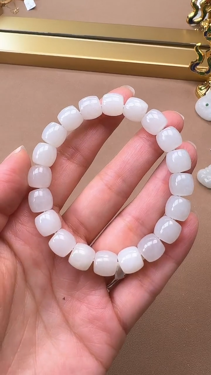 【闪购商品】和田玉手串未镶嵌老型珠手串