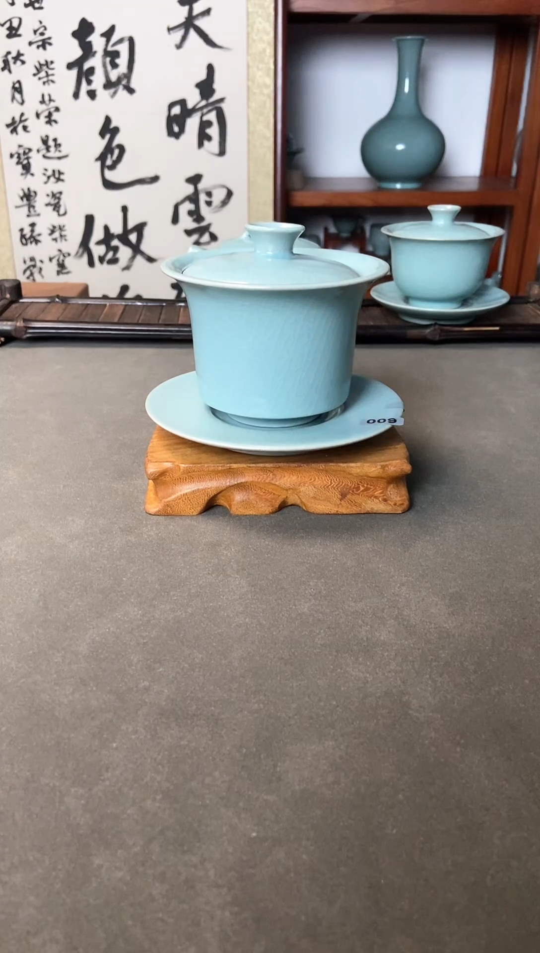 【闪购商品】二级仿古釉手工福利盖碗009