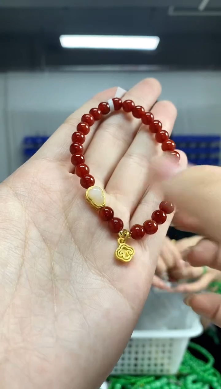 未镶嵌手链南红玛瑙闪购链接  多样性发其一颜色微差