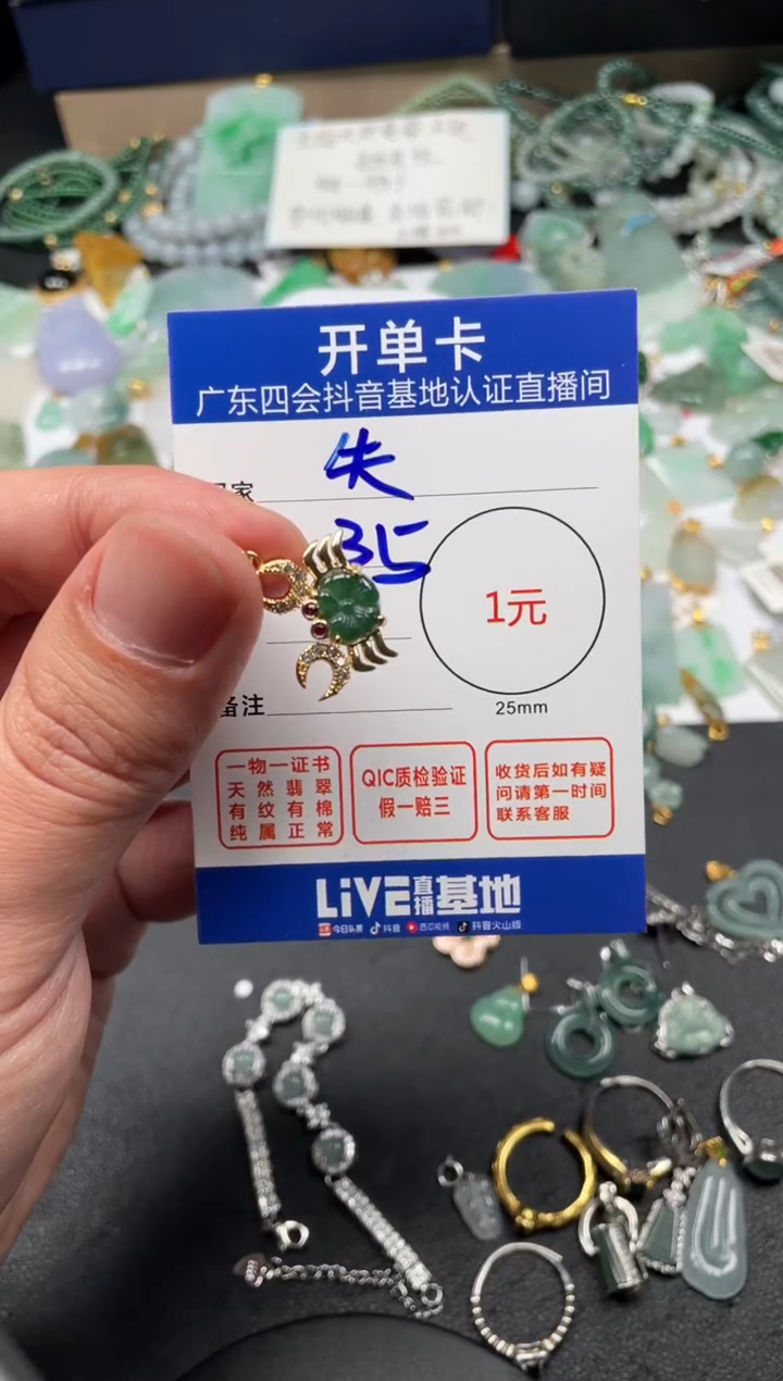 【闪购商品】翡翠颈饰未镶嵌吊坠