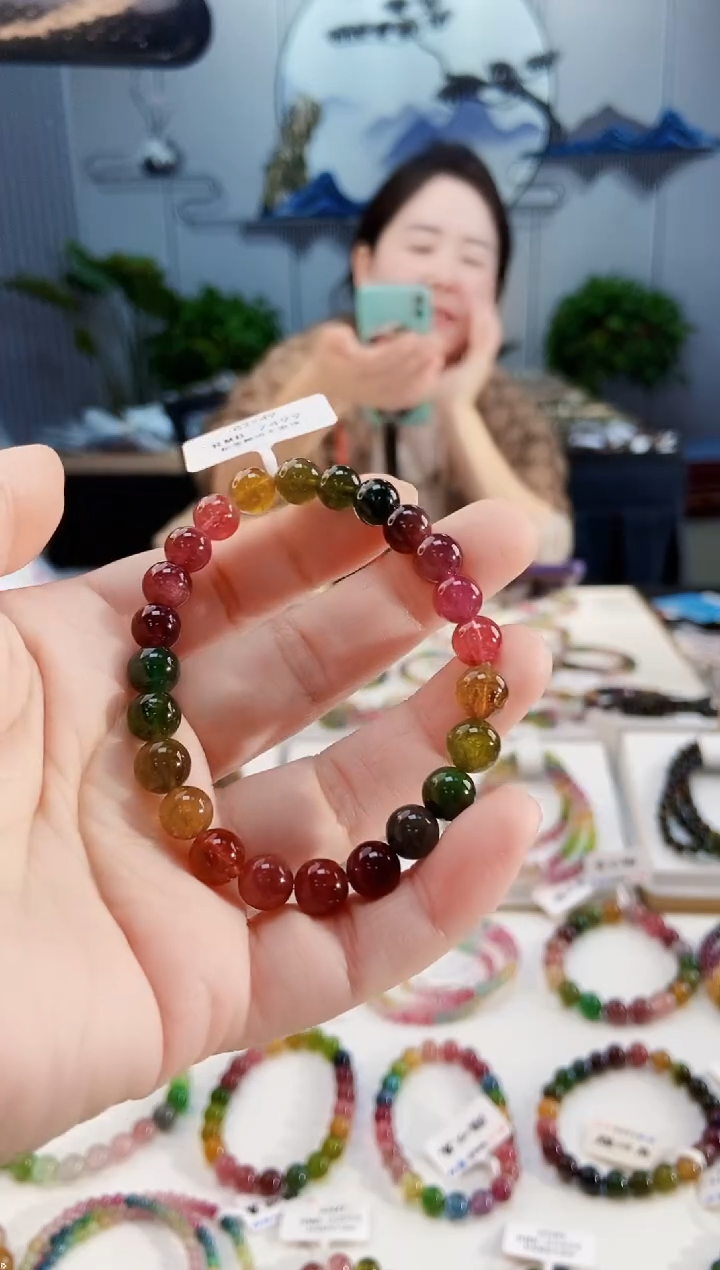 【闪购商品】碧玺手链未镶嵌G2149单圈颜色微差发1