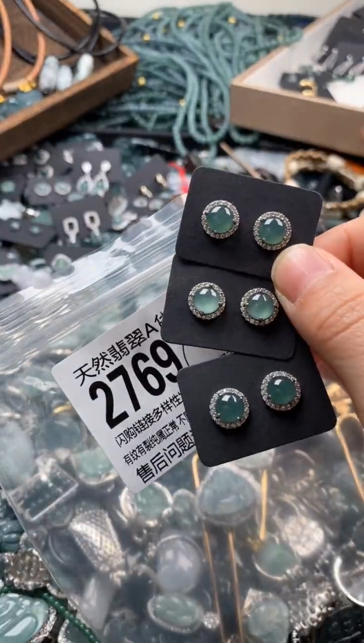 【闪购商品】翡翠颈饰未镶嵌多样性发其一2769