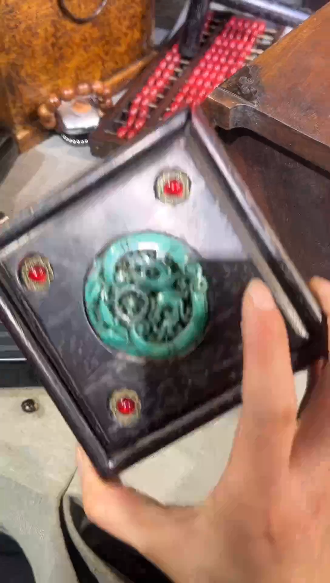 木cx手串紫檀抽拉方盒