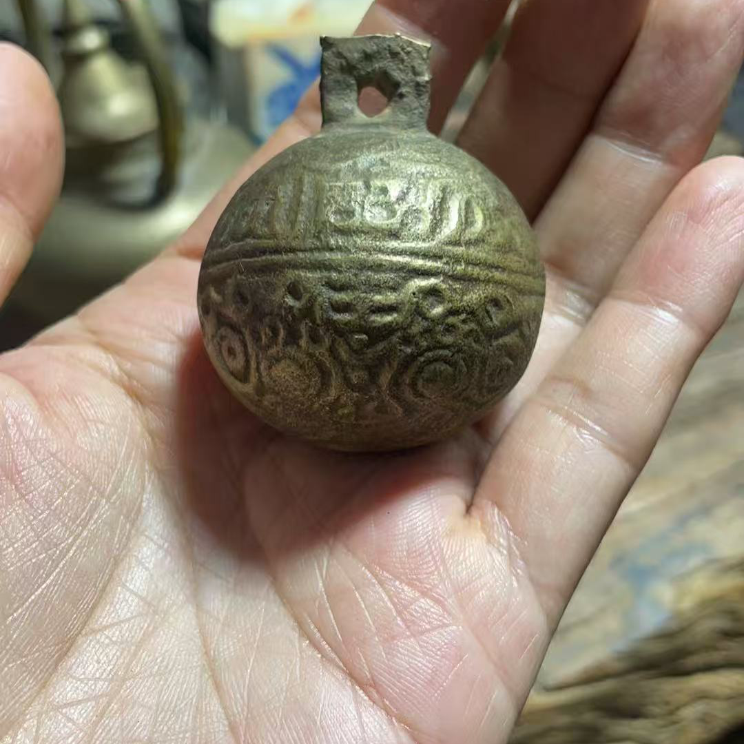 铜虎头铃铛超响装饰品大小号适用