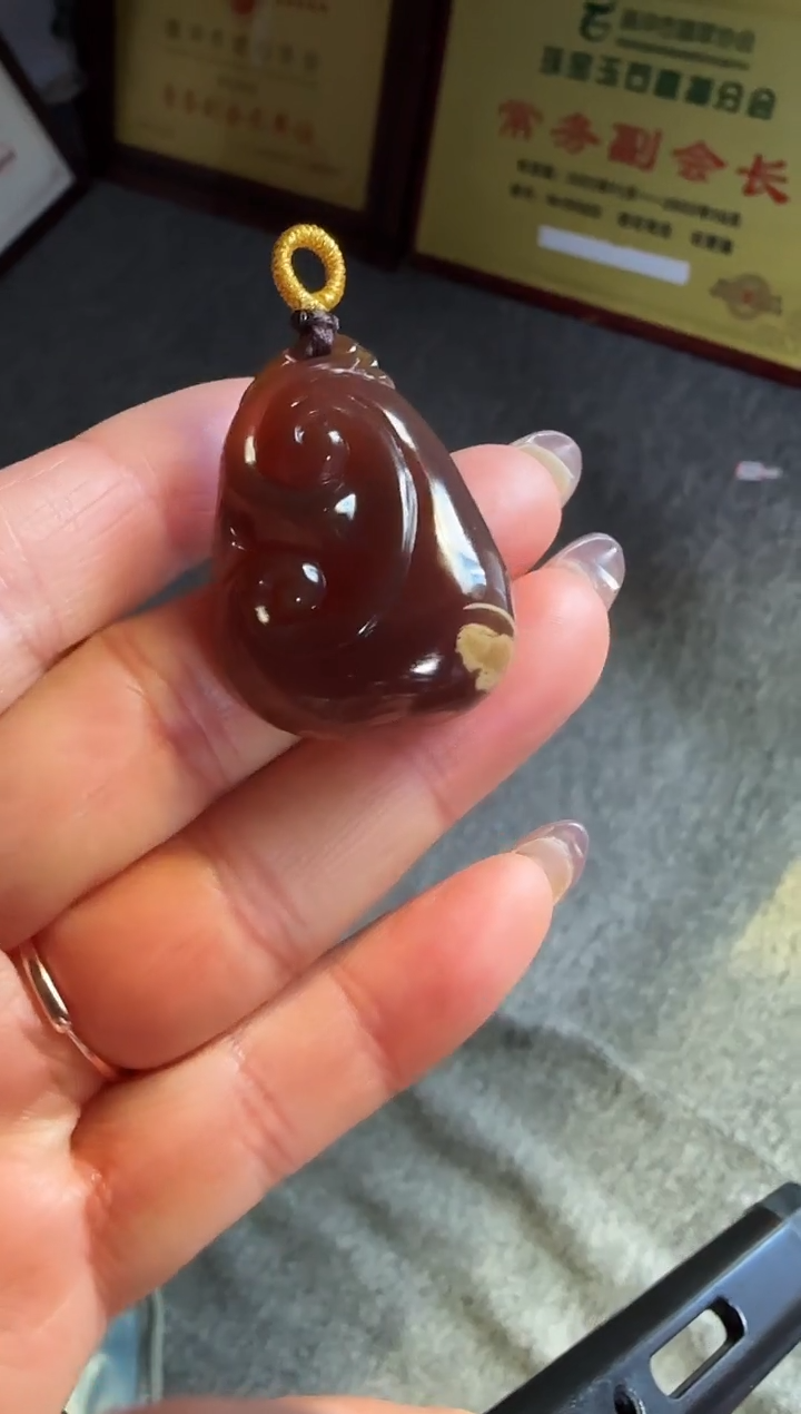 琥珀颈饰未镶嵌王****）#36缅甸琥珀吊坠