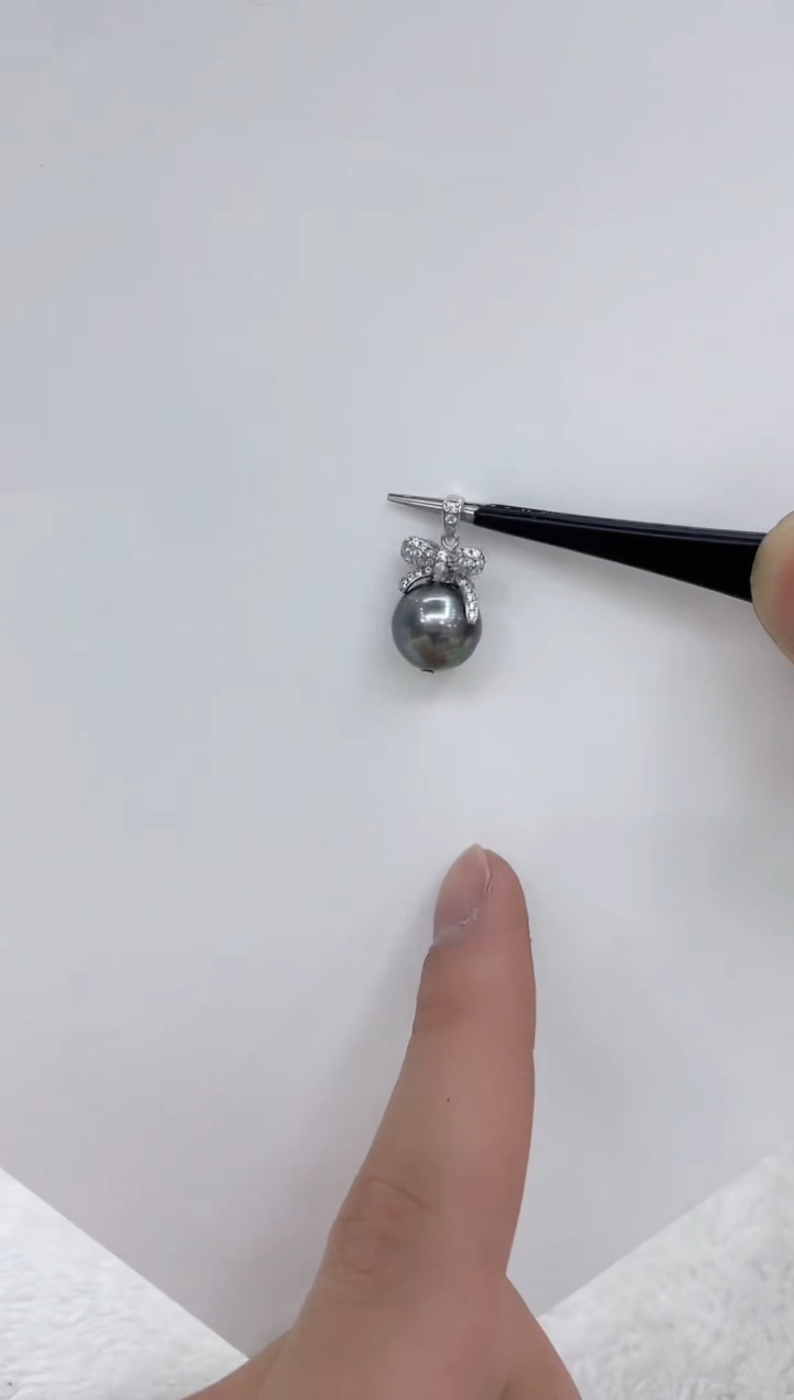 【闪购商品】海水珍珠吊坠(不含链)银S925镶嵌海水珍珠吊坠