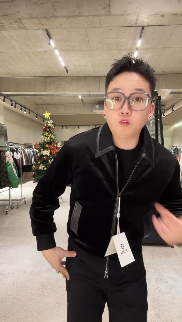 48码（130斤内）鹅绒拼皮夹克