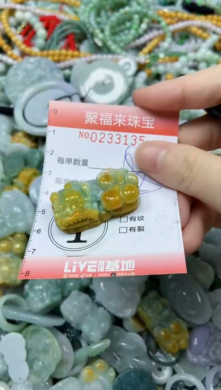 未镶嵌挂件翡翠闪购0233135
