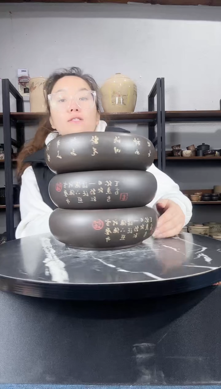 【闪购商品】罐微瑕纯手工彩填杯洗1只