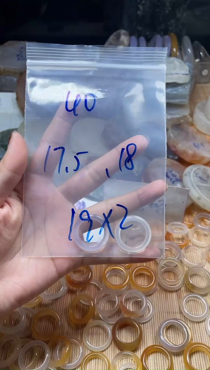 未镶嵌戒指玛瑙/玉髓40