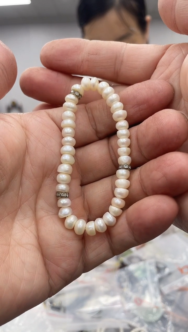 未镶嵌手串淡水珍珠多样性发其一z