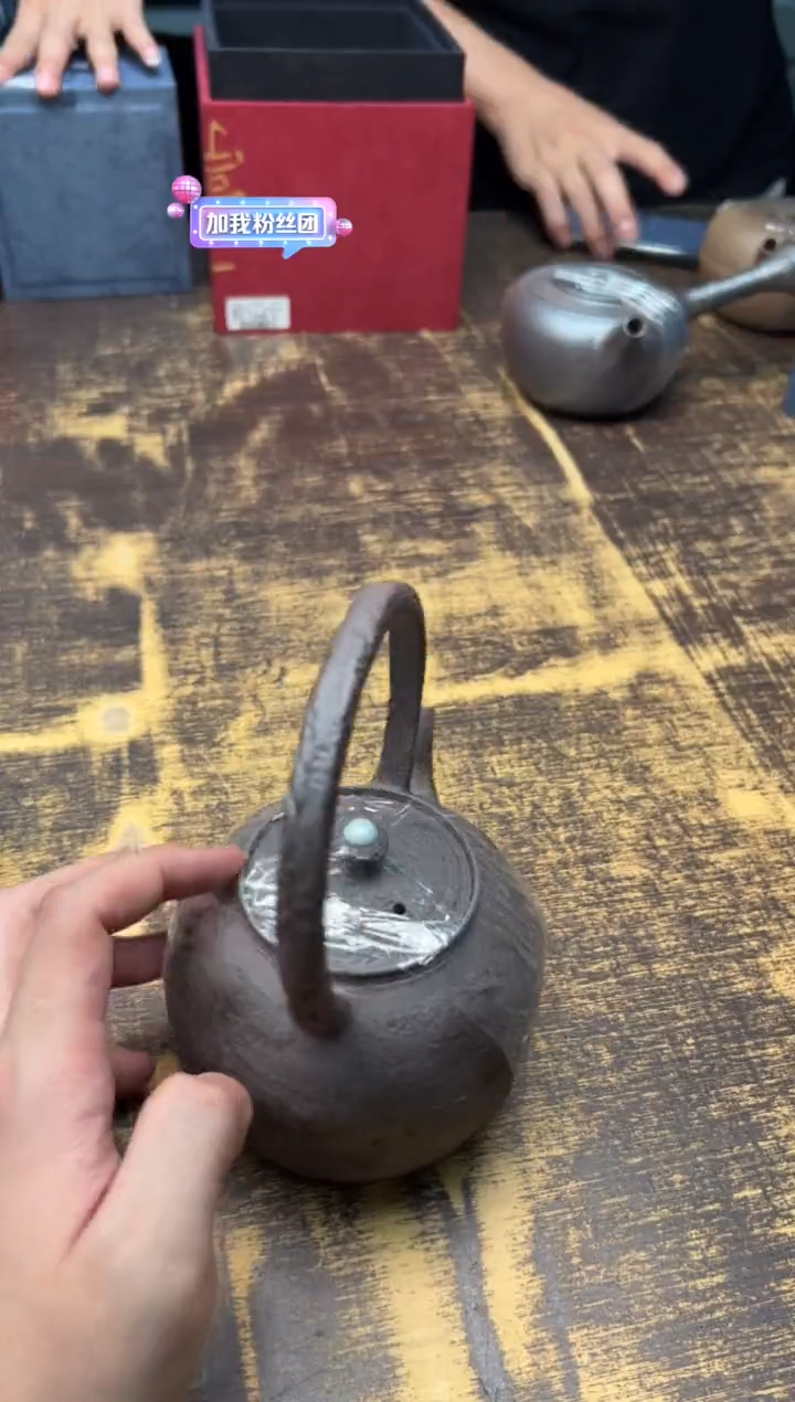 徐名星 柴烧正把煮水壶（不挑）
