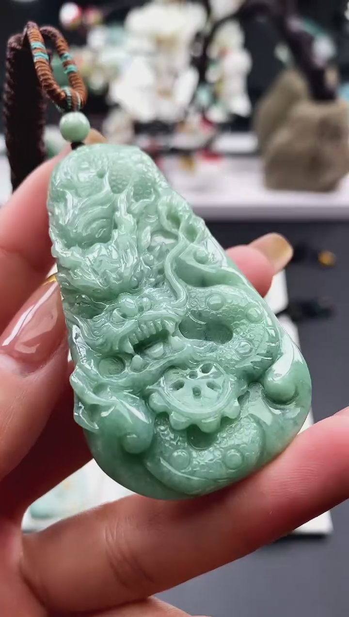 【闪购商品】翡翠颈饰未镶嵌天然缅甸A货翡翠