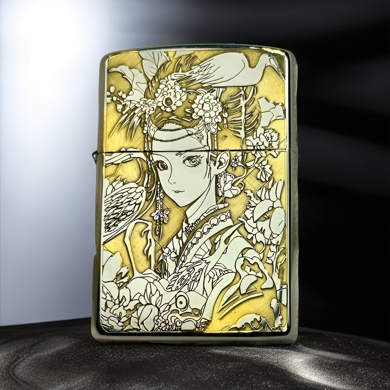 典藏款 白镍版花旦煤油机（配官方礼盒证书）