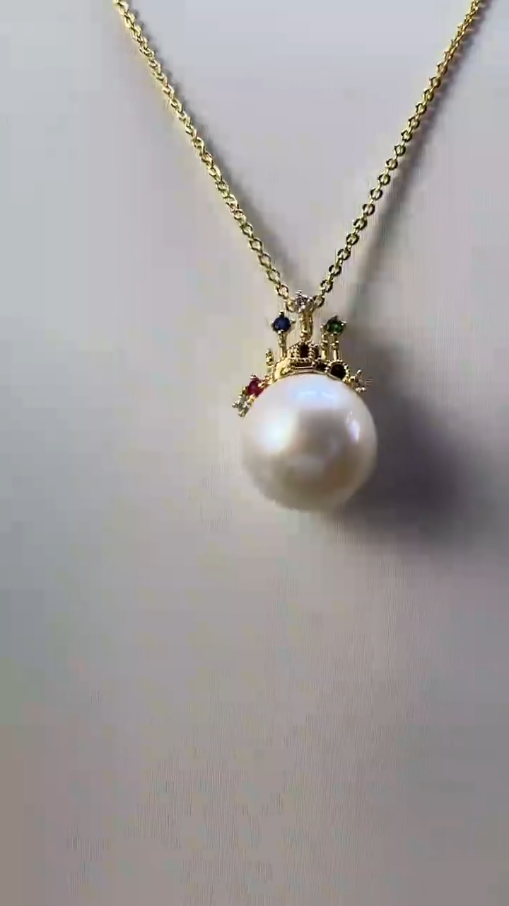 【闪购商品】淡水珍珠吊坠(赠链)未镶嵌02008白雪吊坠