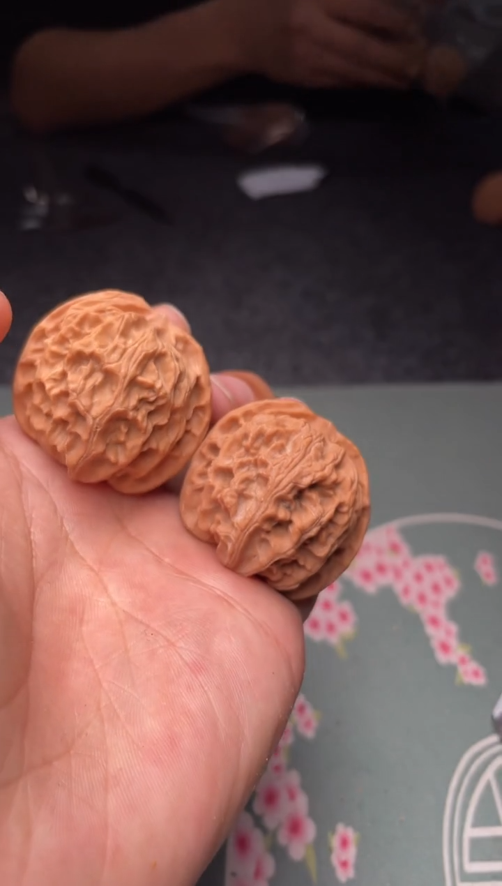 把件文玩核桃a381  苹果园 39尺