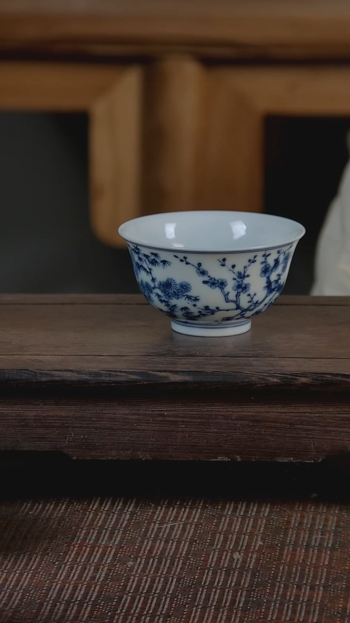 【闪购商品】折葵非器手工手绘岁寒三友
