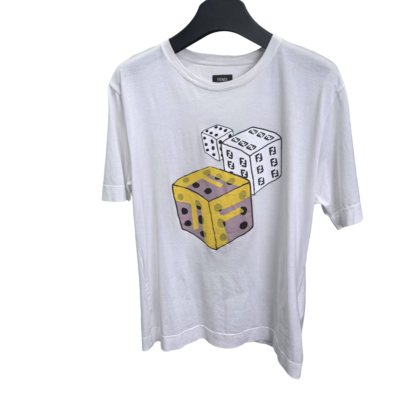 99新 FENDI/芬迪 FENDI大logo短袖/M码/99新