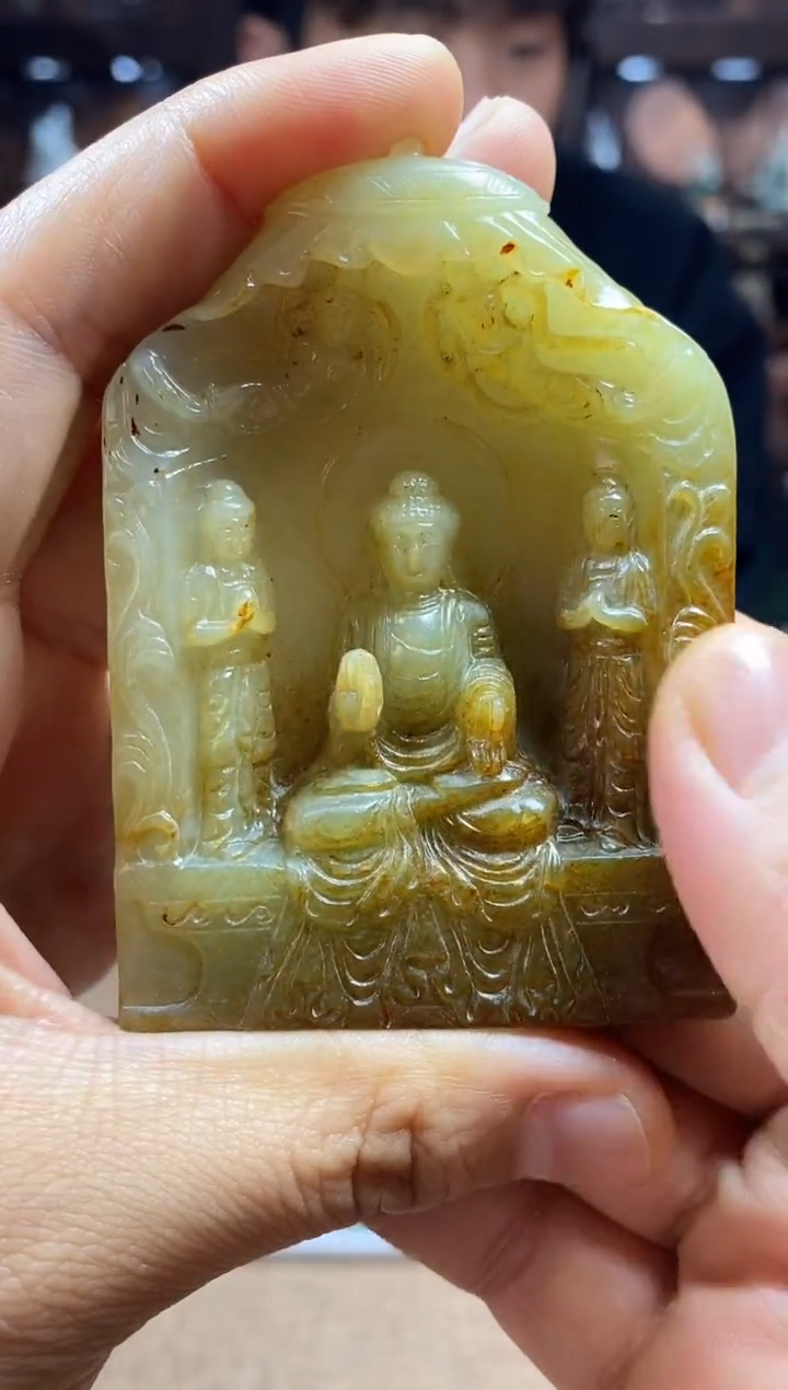 【闪购商品】和田玉颈饰未镶嵌佛龛11