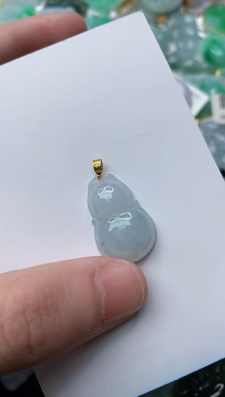 【闪购商品】翡翠颈饰18K金镶嵌53...........