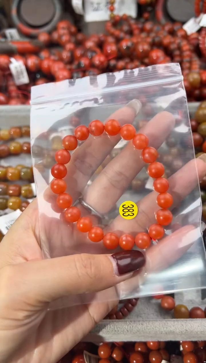 未镶嵌手串南红玛瑙8+