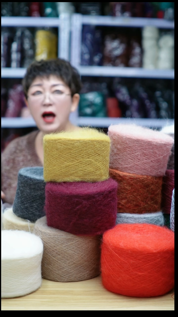 羊绒欢姐编织E384