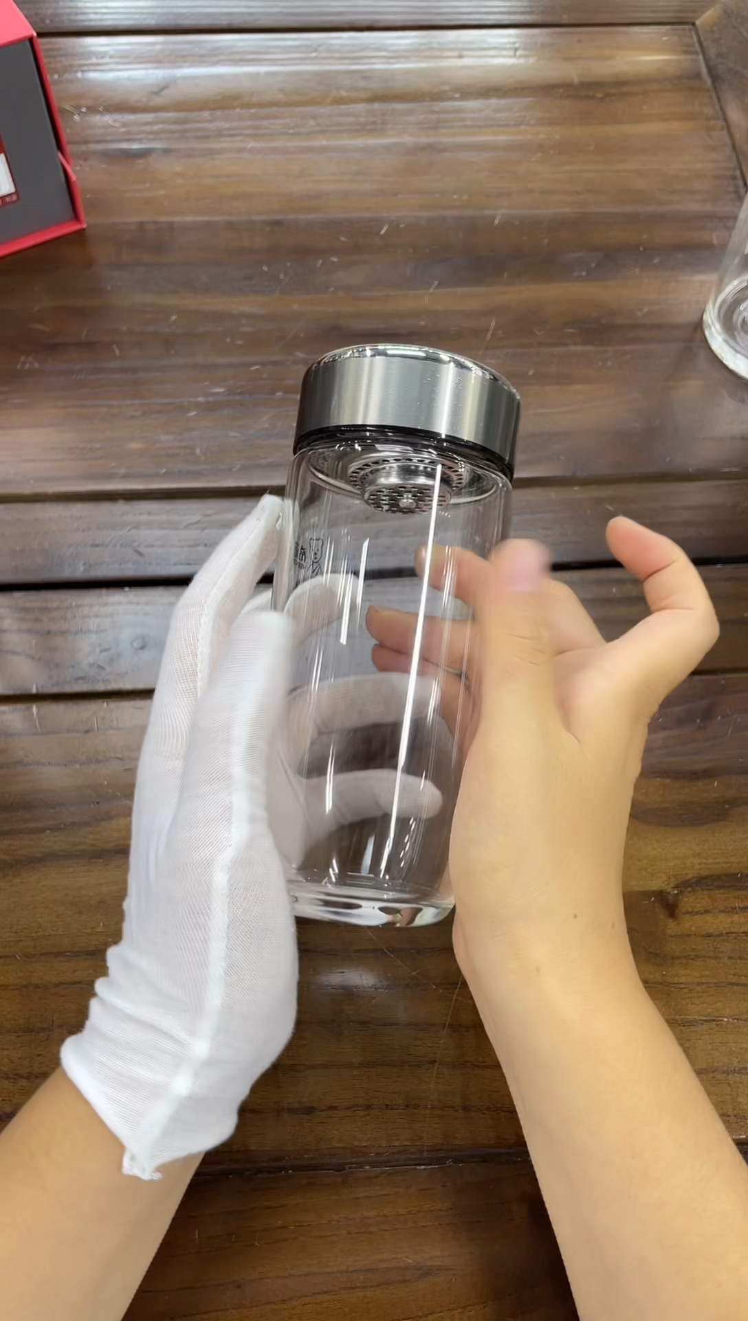 高硼硅玻璃盖子款小熊单层7752-430ML