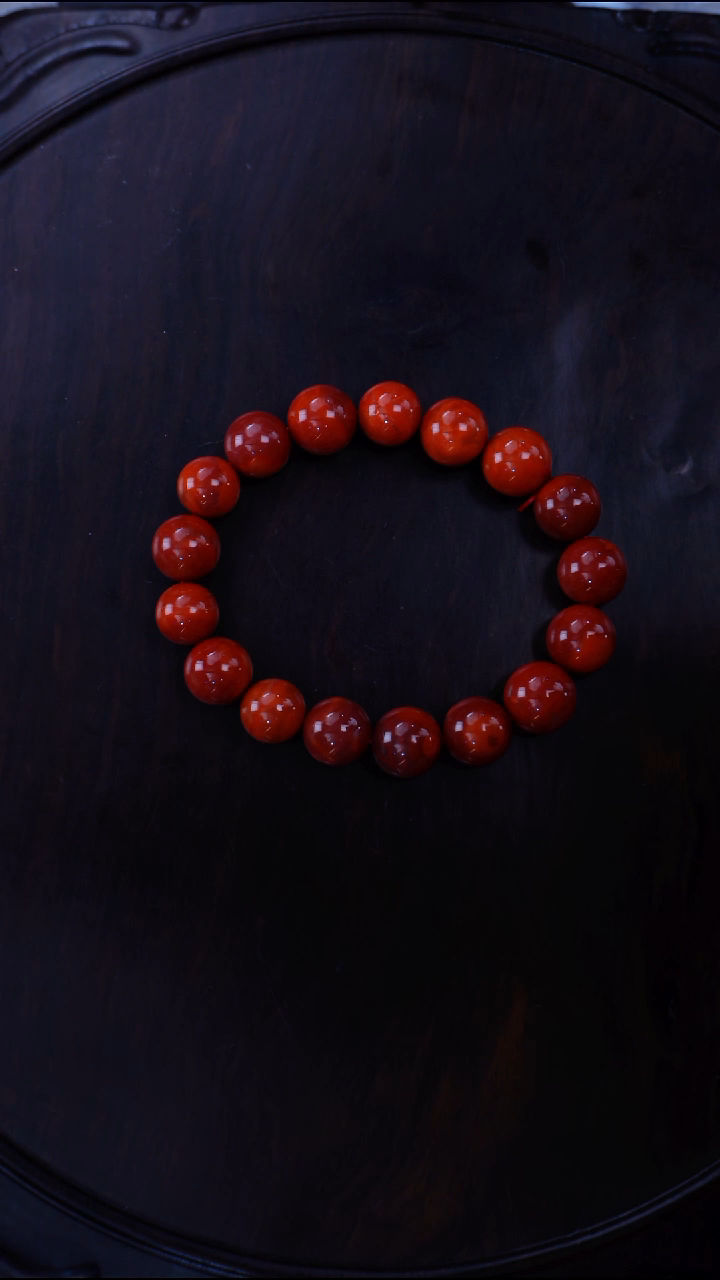 合金手链南红玛瑙10mm多样性发货其一