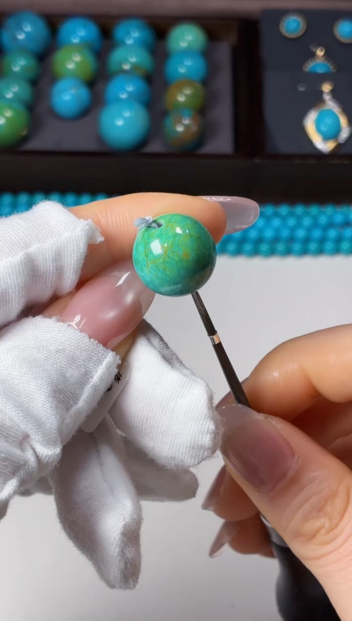 合金绿松石吊坠(不含链)1