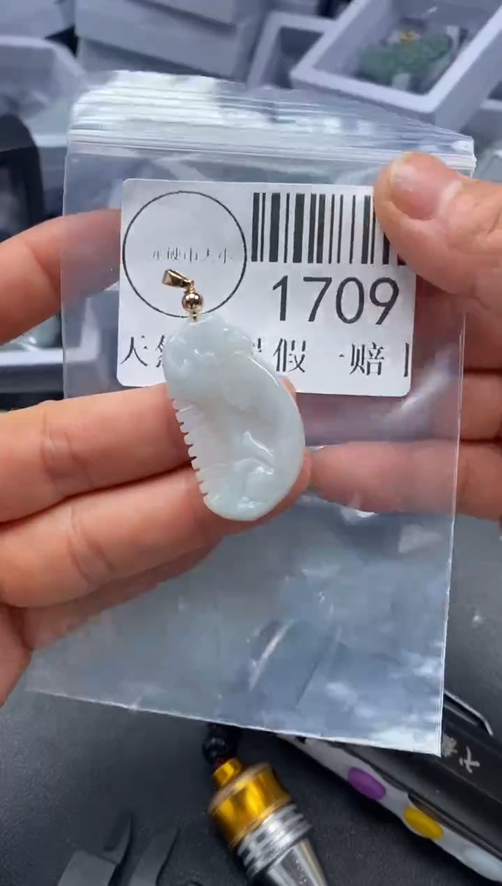 吊坠(不含链)未镶嵌翡翠1709