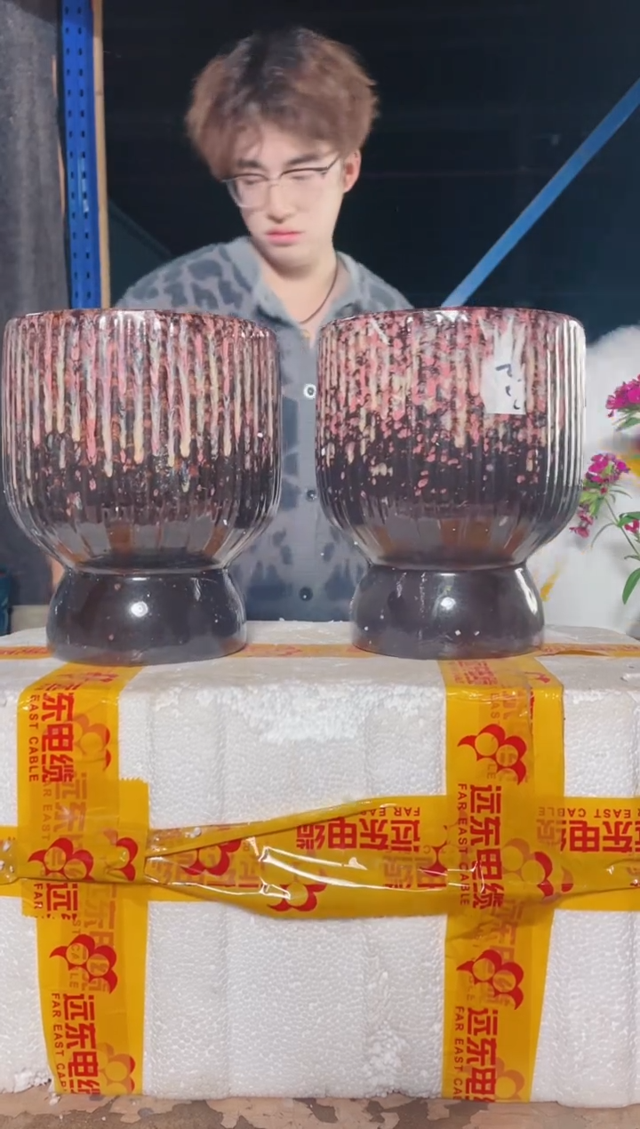 紫砂花盆宜兴紫砂粗陶花盆18-21